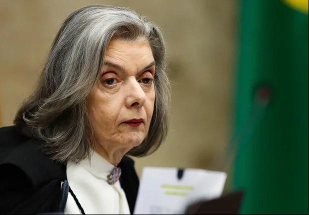 A ministra Cármen Lúcia durante sessão plenária do Supremo Tribunal Federal (STF)