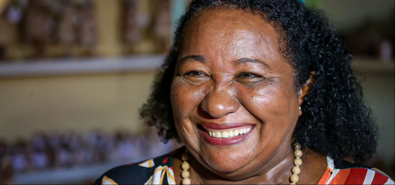 Raimunda Teixeira, presidente da Cooperativa de  Artesanato do Poty Velho
