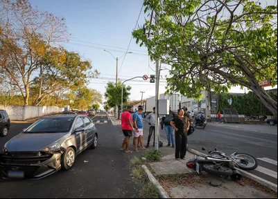 Acidente aconteceu na Avenida Presidente Kennedy