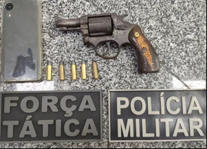 Armas apreendidas pela Polícia Militar do Piauí