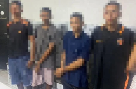 Faccionados do Bonde dos 40 presos durante a abordagem