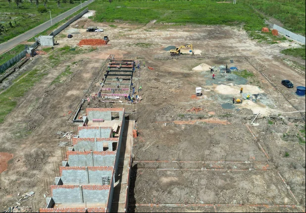 Obra do IFPI em Esperantina avança e segue em ritmo acelerado